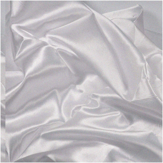 Silk Fabric White 60" Wide 1 Yard