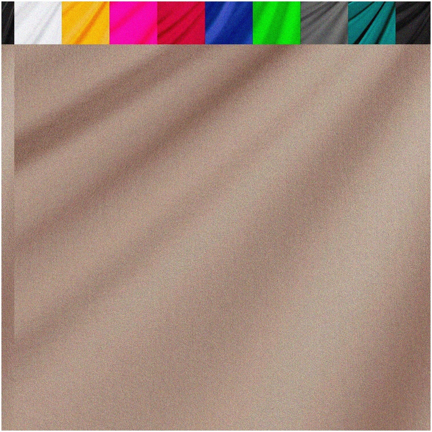 Beige Nylon Spandex Swimwear Fabric 1 Yard