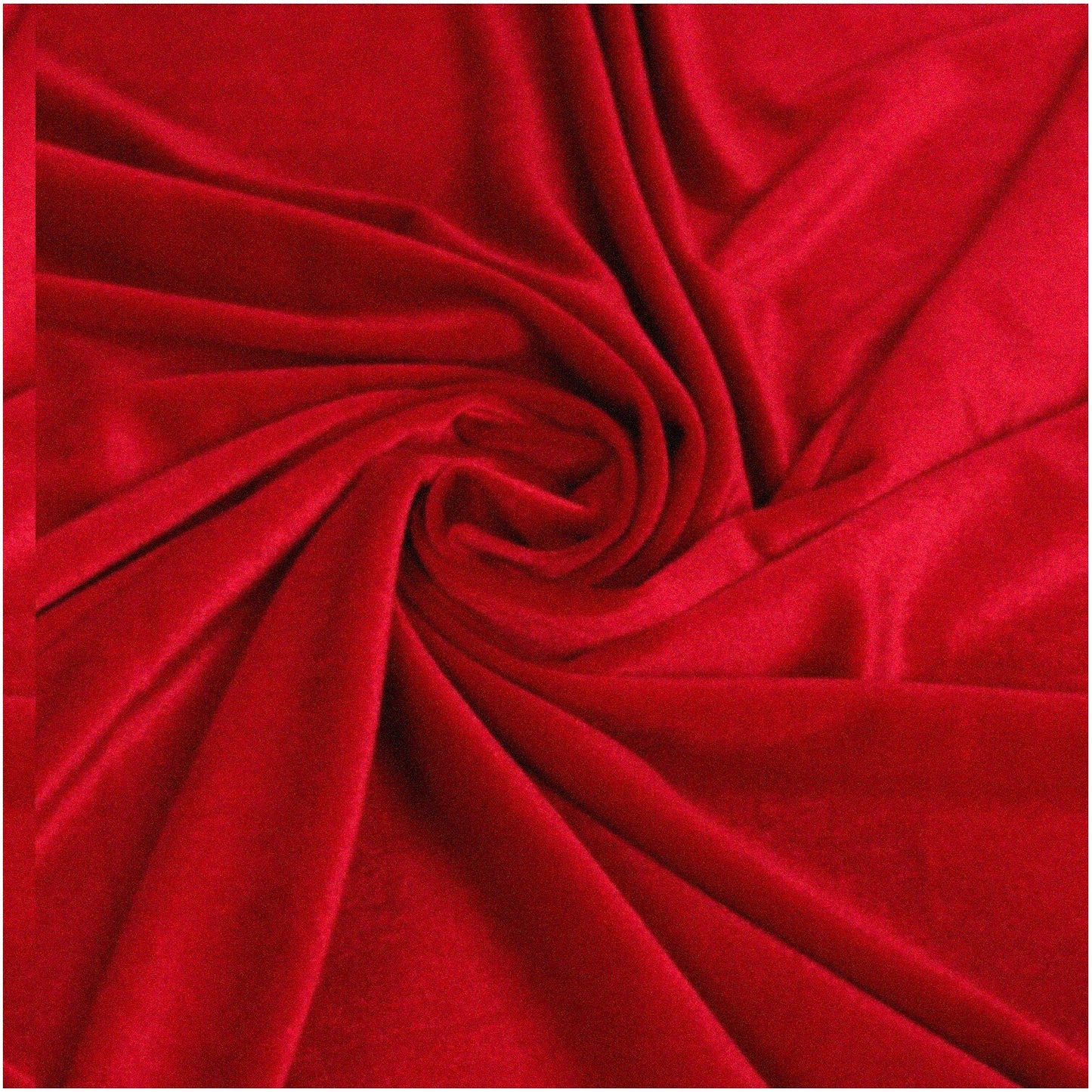 VelvetFlex Stretch Fabric Red 58/60" 1 Yard