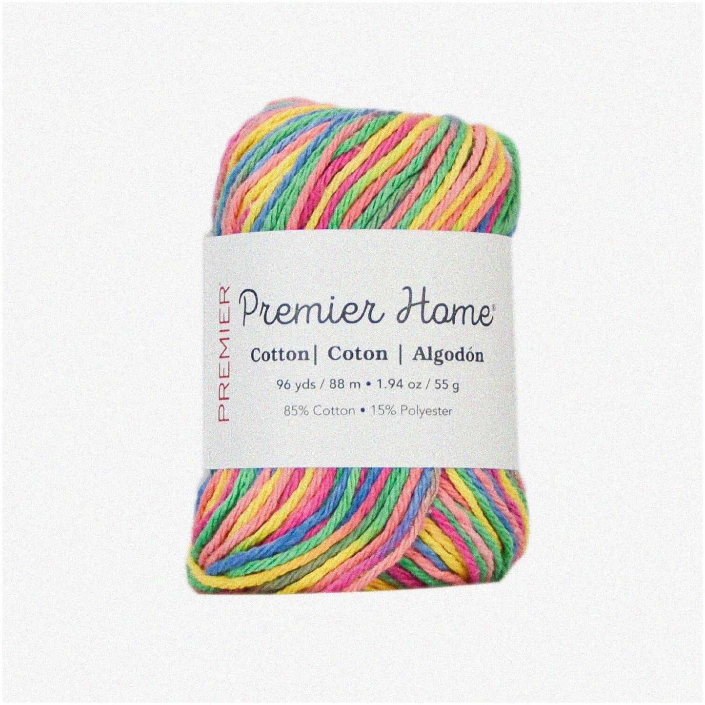 EcoRainbow Cotton Craft Yarn 96 yds Recycled Cotton and Polyester