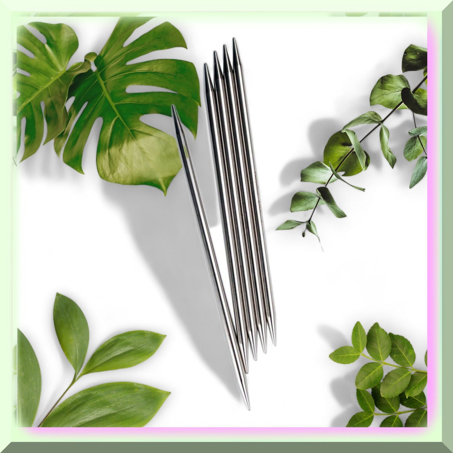 SteelStitch 6-Inch Double Point Knitting Needles Size 0/2mm