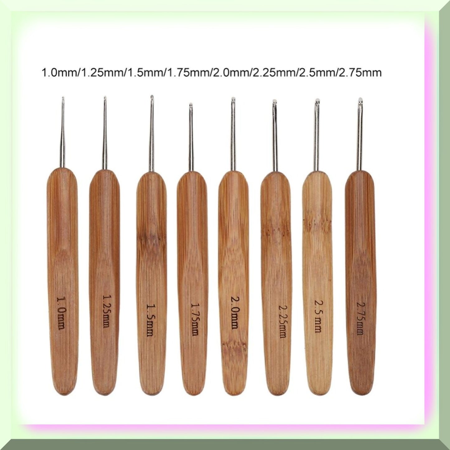 20Pcs Crochet Hooks and Accessories Set with Case