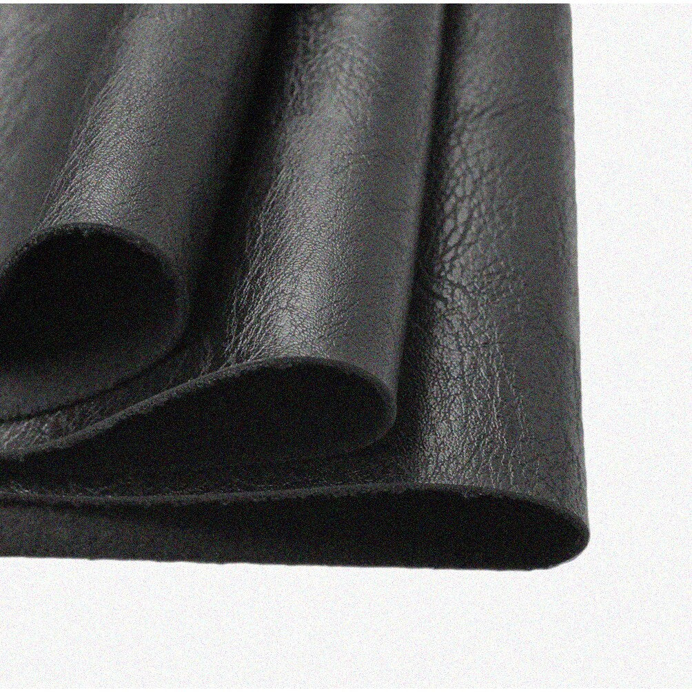 Black Leatherette Upholstery Fabric, 1 Yard, 54 Inches Wide