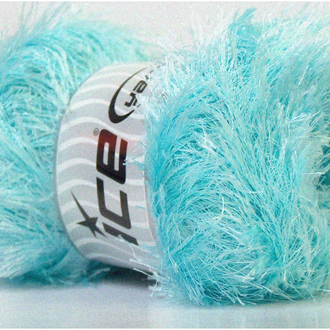 Turquoise Eyelash Yarn 100g 164 Yards