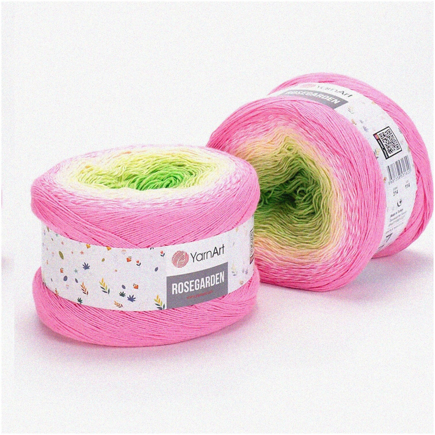 Rainbow Rosegarden Cotton Yarn 8.80 oz Multicolor 1094yds