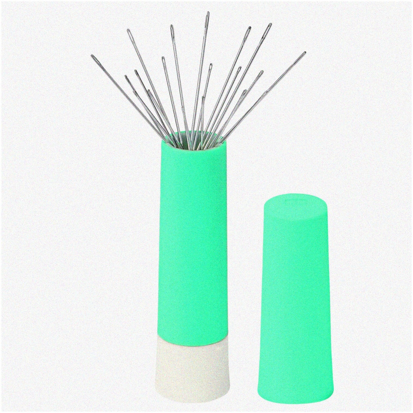Turquoise Needle Twister with Magnetic Base and 19 Needles