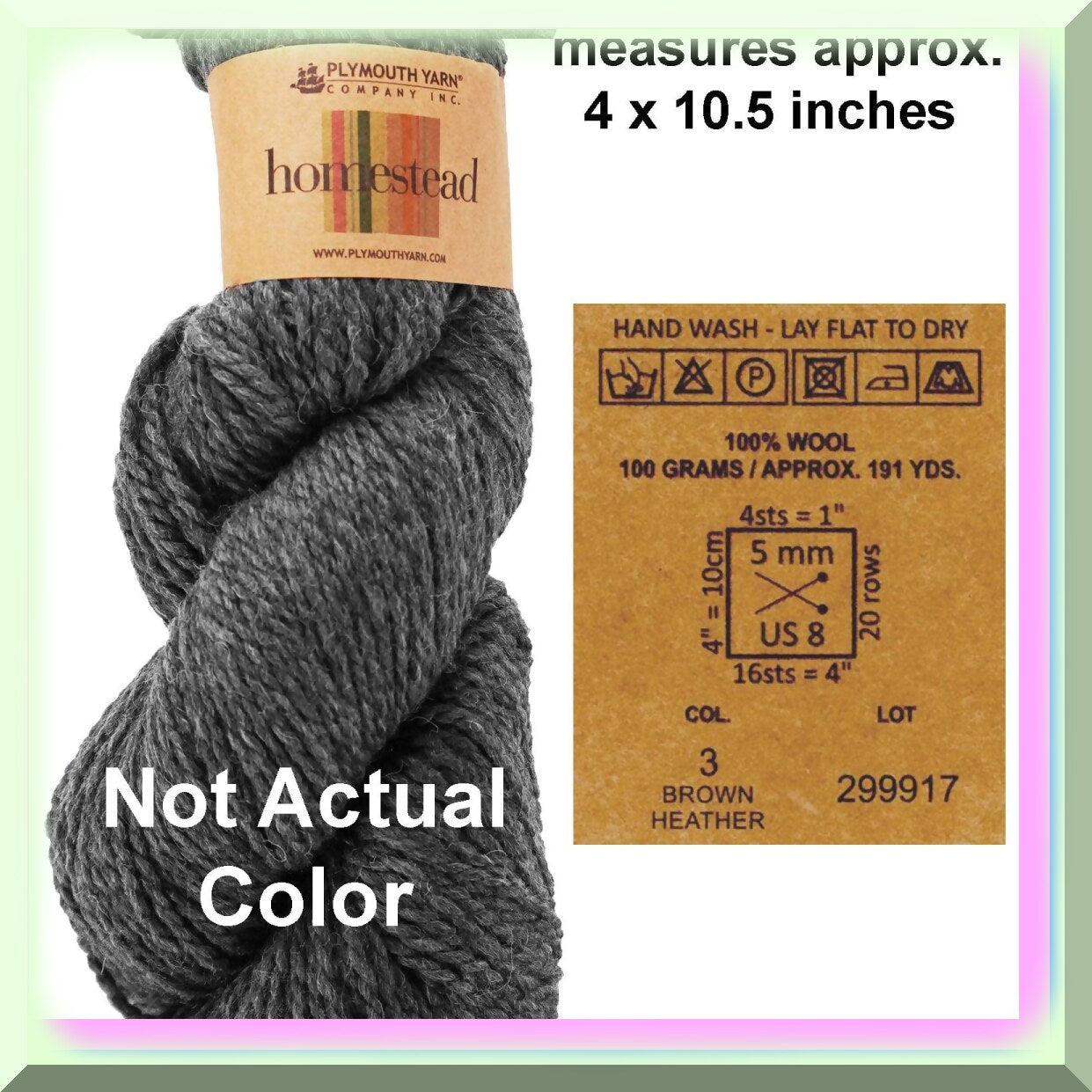 Oatmeal Heather Wool Knitting Bundle with Project Bag