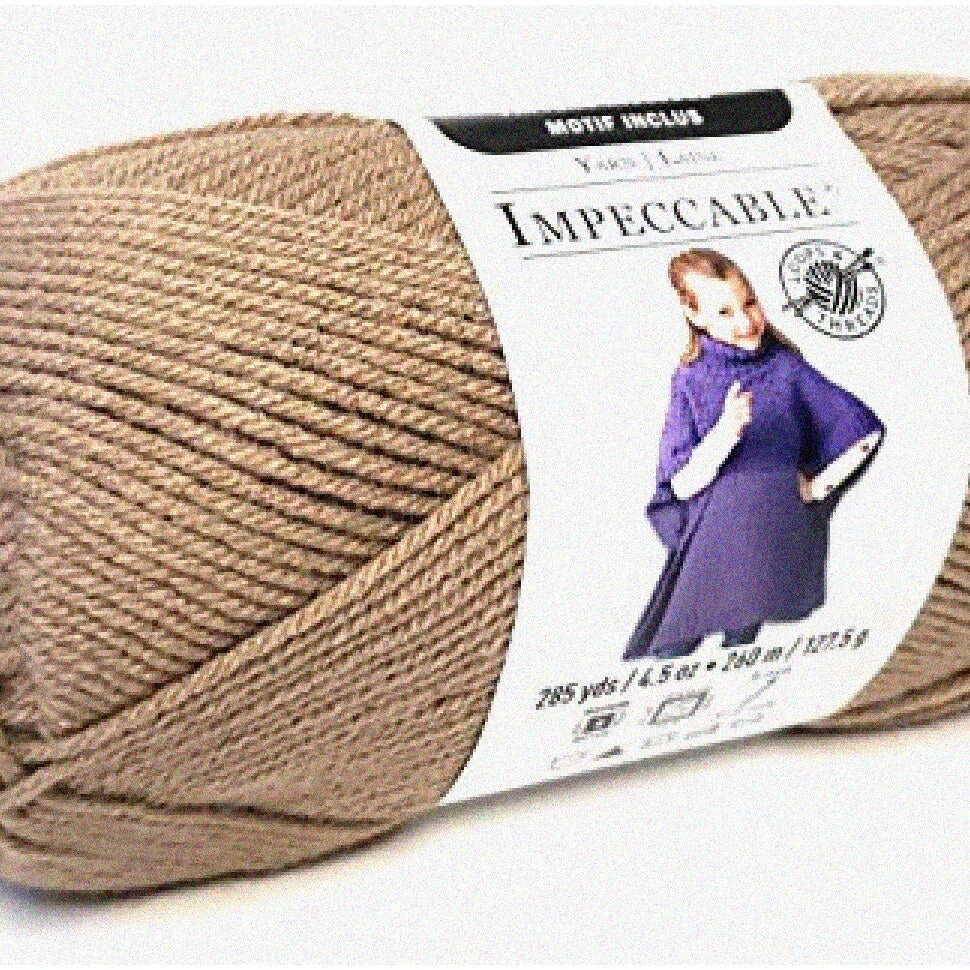 Soft Taupe Acrylic Yarn 4.5 oz Ball