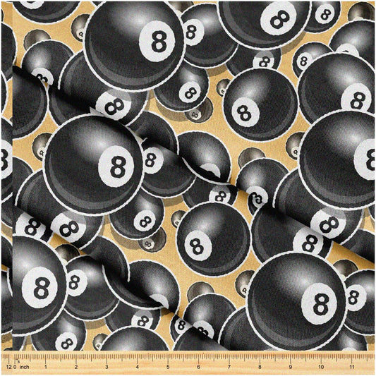 Billiards-Inspired Fabric 58" x 3 Yards