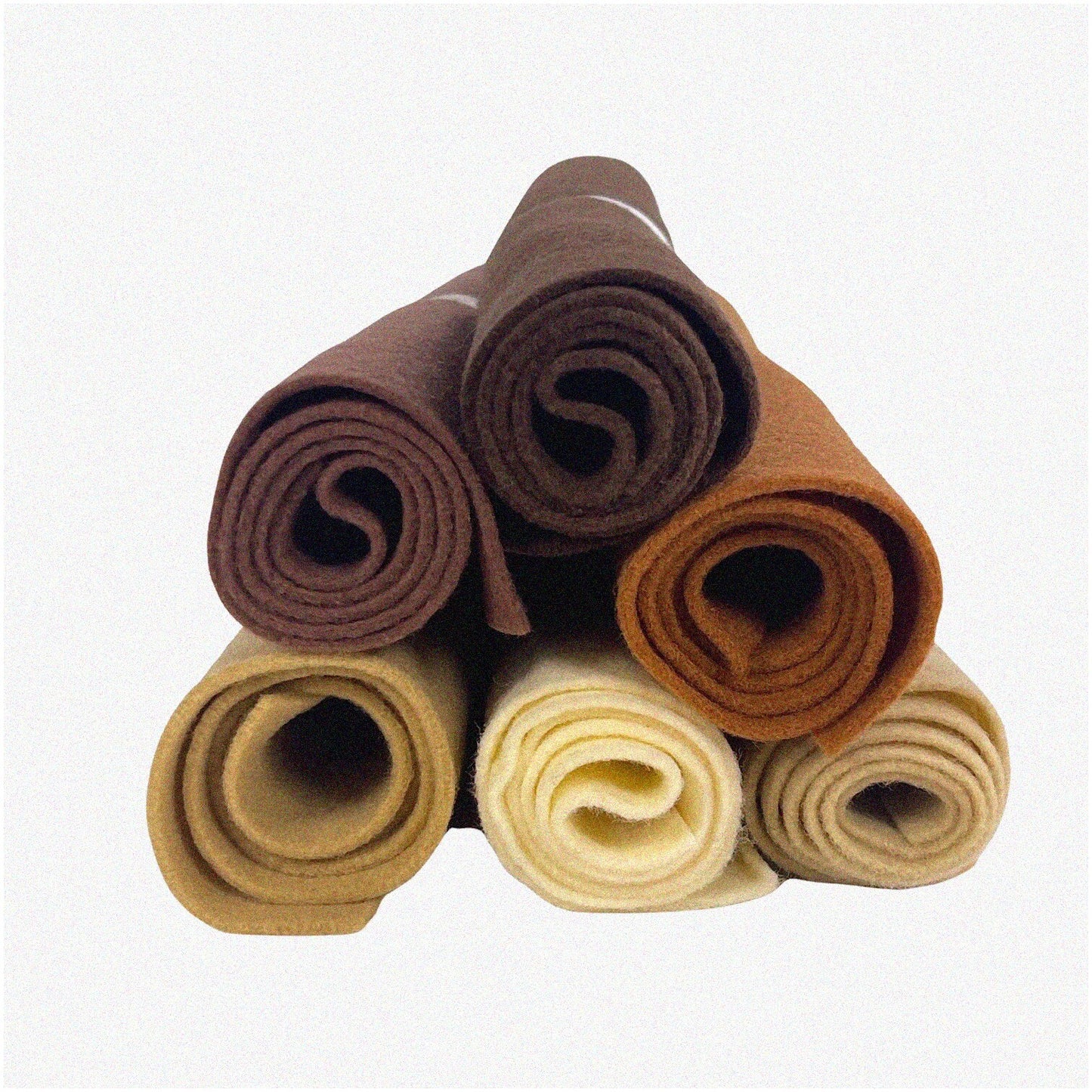 CraftyColorful Felt Rolls 6 Pack 12x18 Assorted Colors