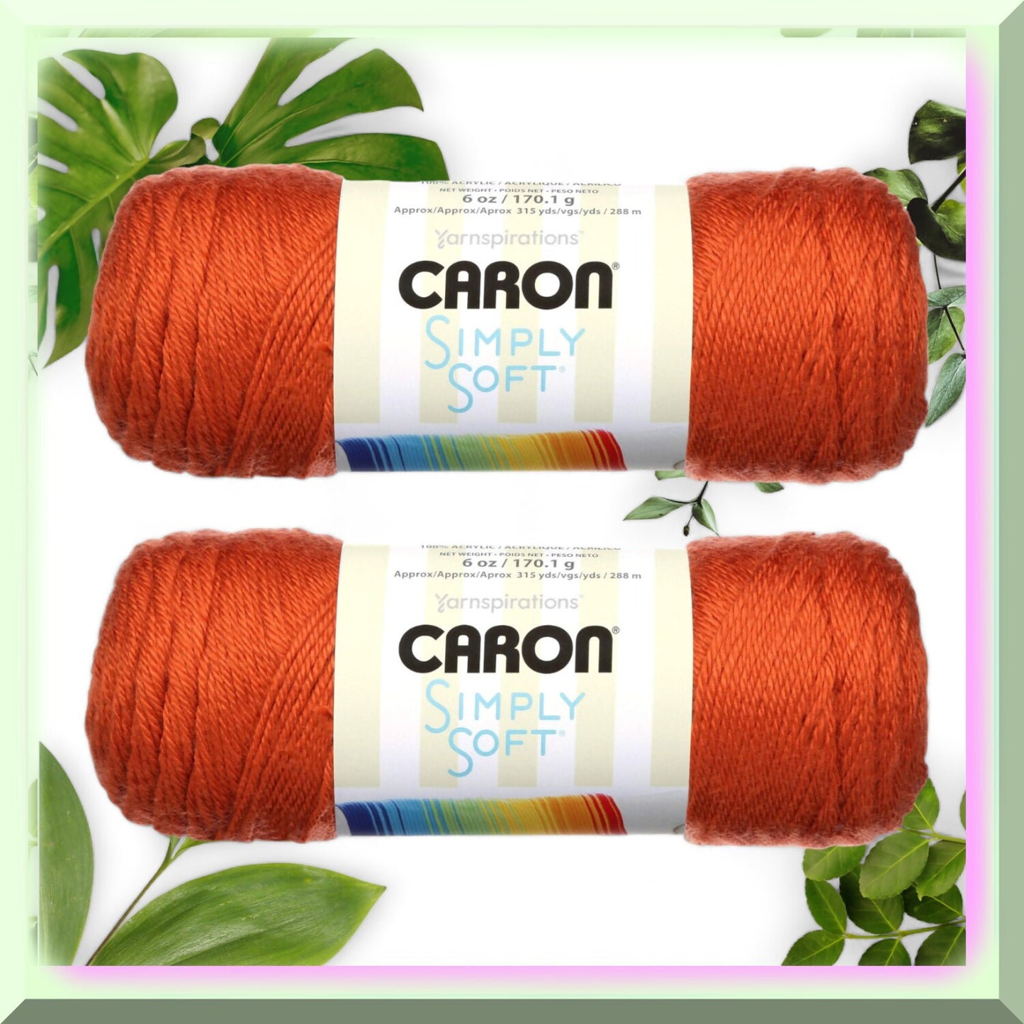 Pumpkin Pizzazz Soft Yarn Solids 2-Pack