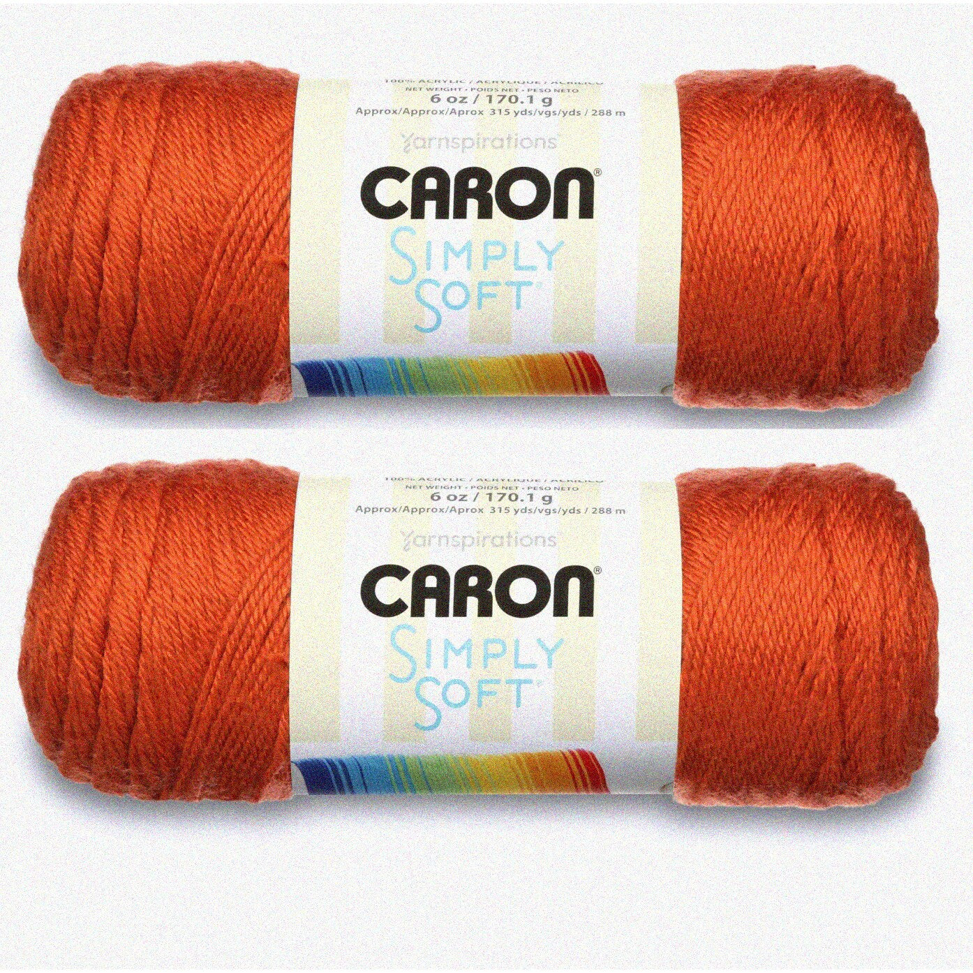 Pumpkin Pizzazz Soft Yarn Solids 2-Pack