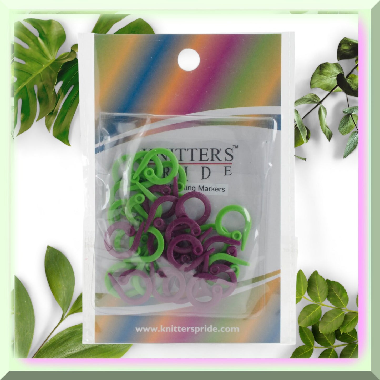 30 Pack Split Ring Markers for Knitting and Crochet