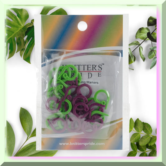 30 Pack Split Ring Markers for Knitting and Crochet