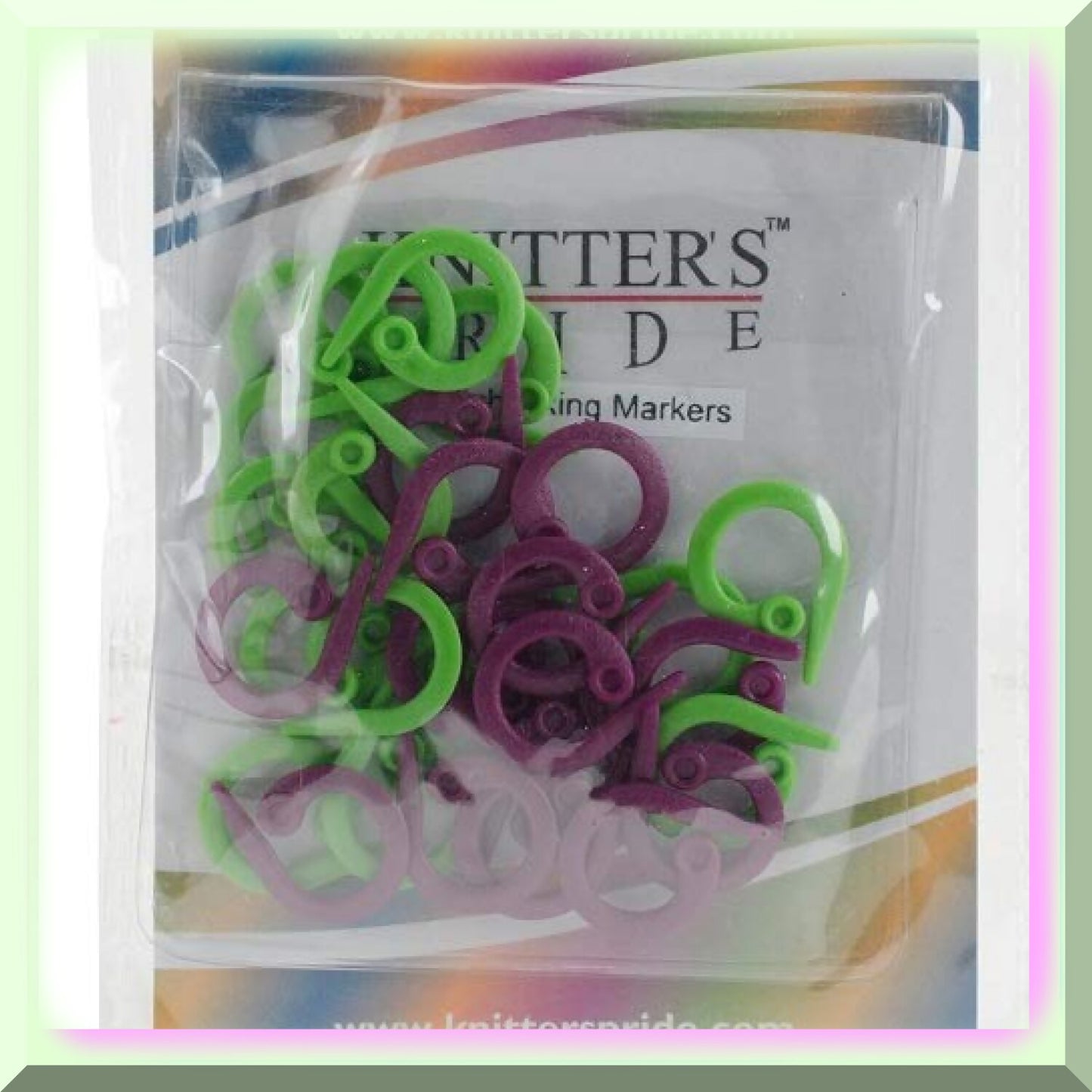 30 Pack Split Ring Markers for Knitting and Crochet