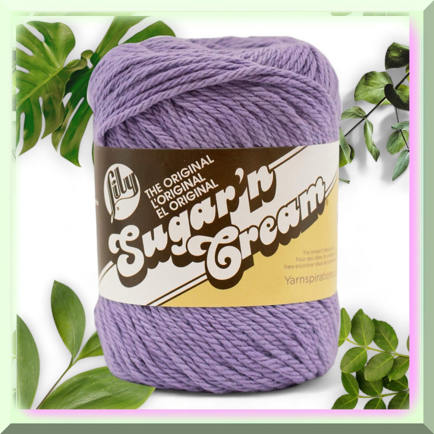 Hot Purple Cotton Bliss Yarn 2.5oz Solid Medium Gauge