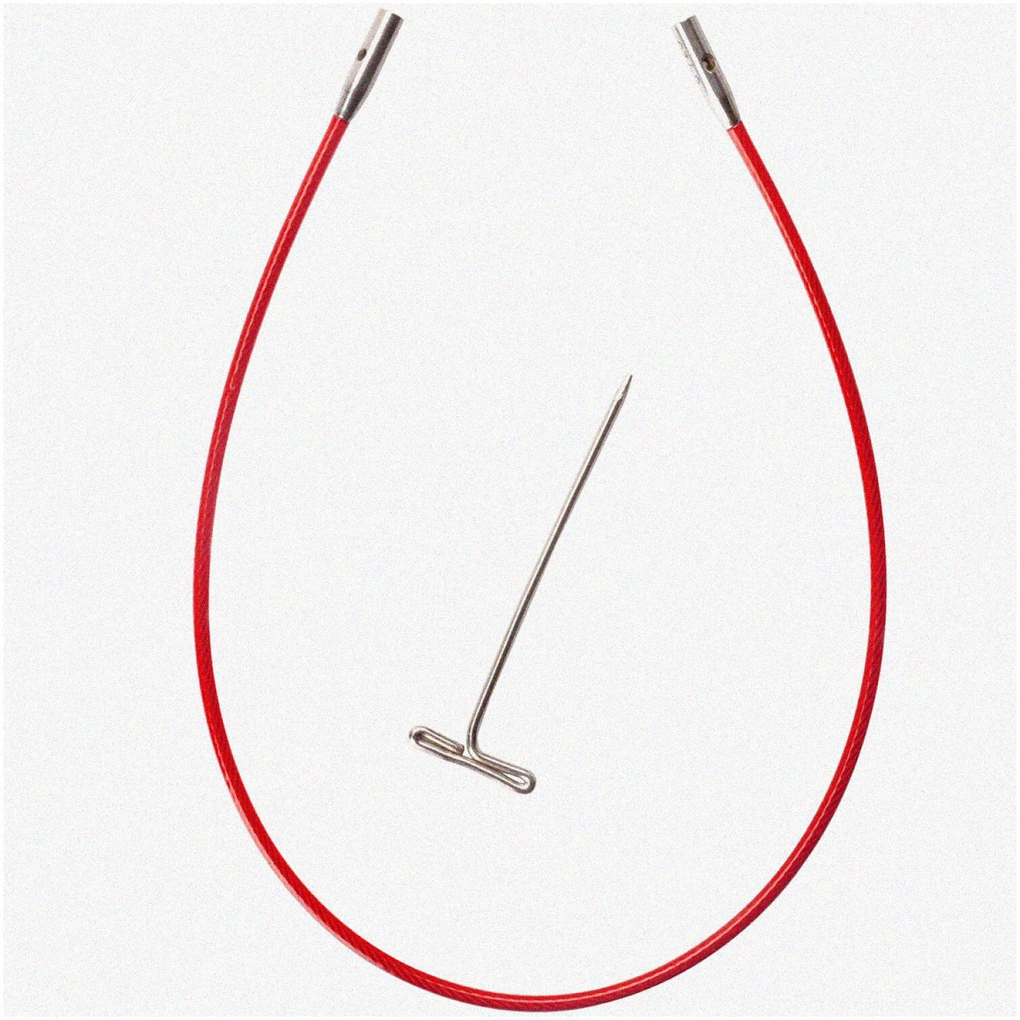 Crimson MiniLink Knitting Cable, Red, Multi-Size