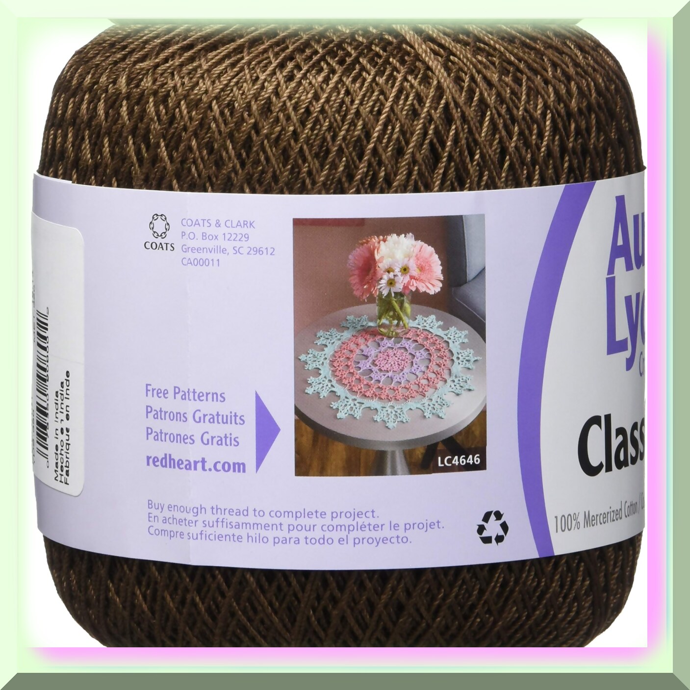 Cotton Clic Size 10 Fudge Brown 400yd Thread