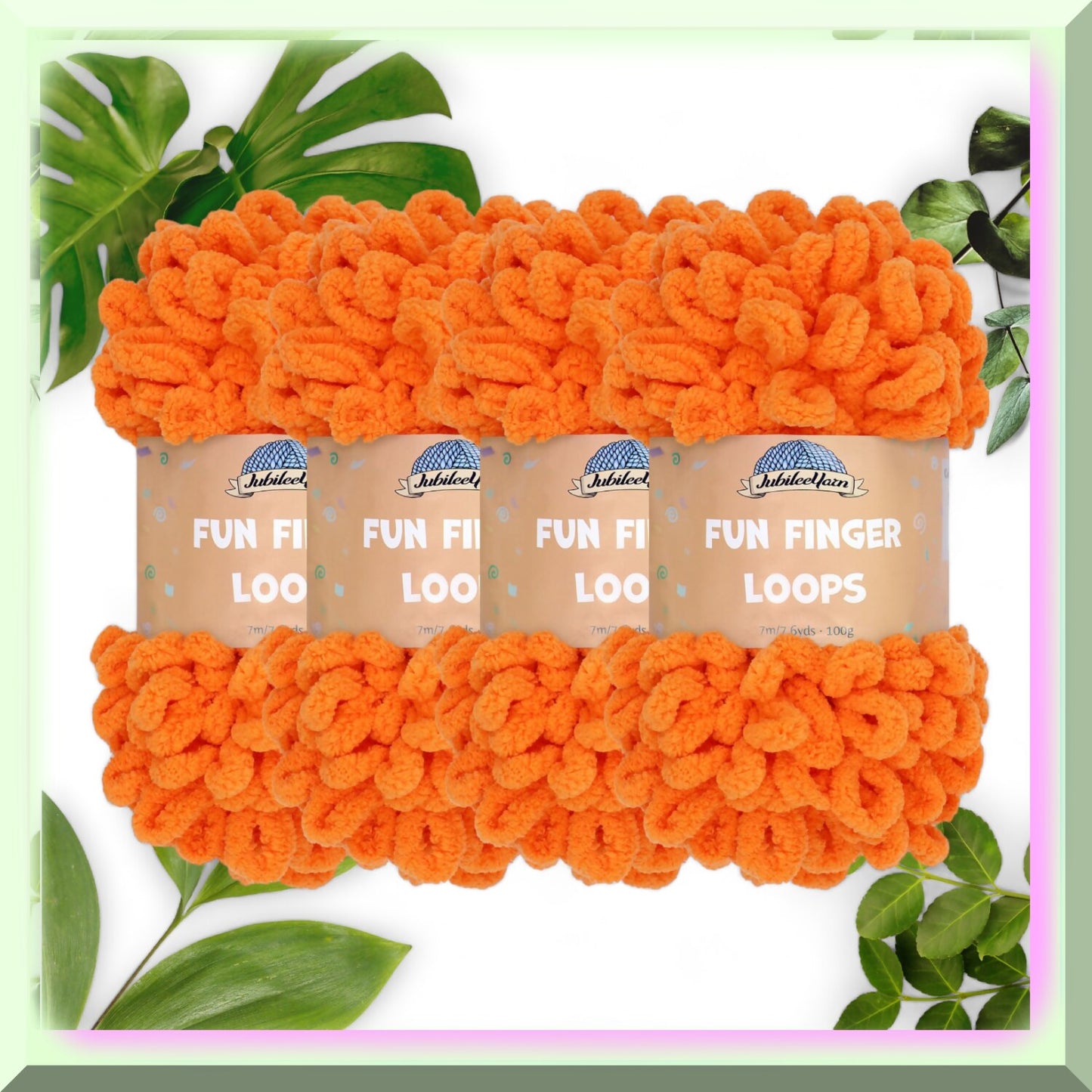 Orange Peel Jumbo Joy Yarn 400g Polyester Skeins