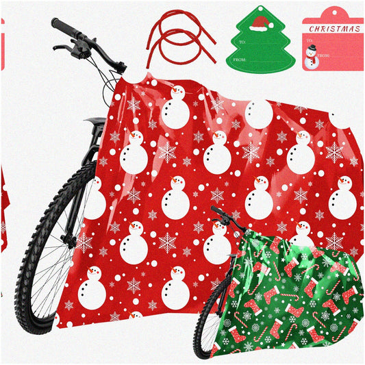 Oversized Gift Bag 60x72 Inches Red or Green with Tag and String
