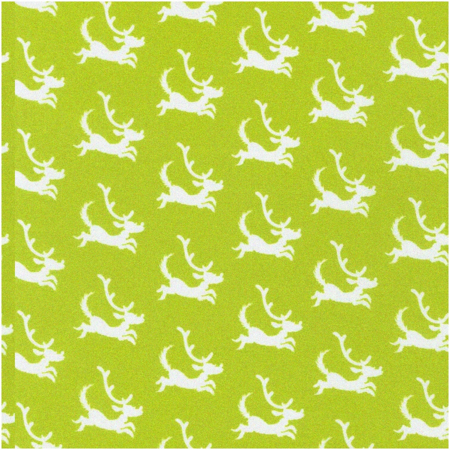 Whimsical Grinch Reindeer Fabric 44 Inches