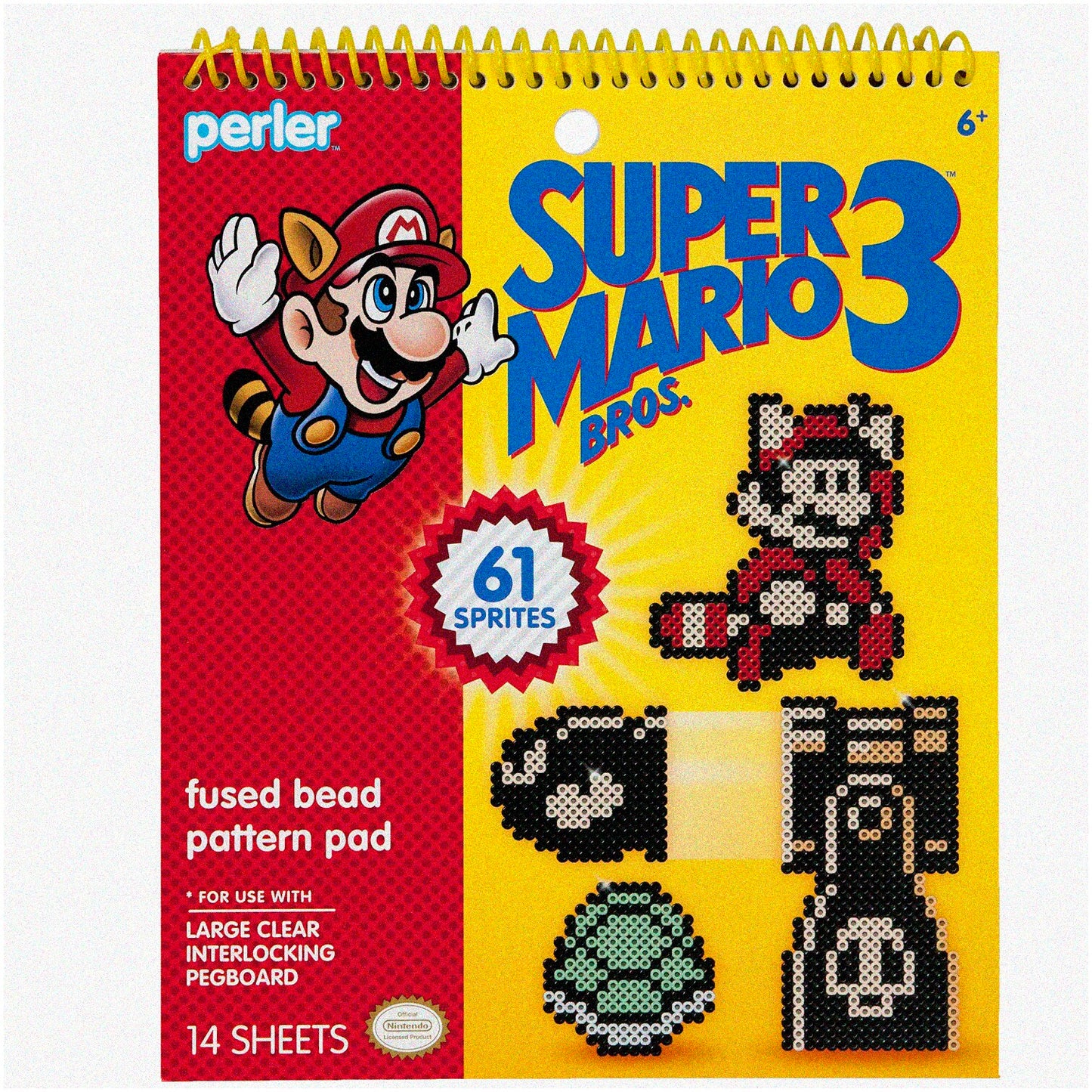 Super Mario Bros 3 Bead Pattern Pad 14 Pages