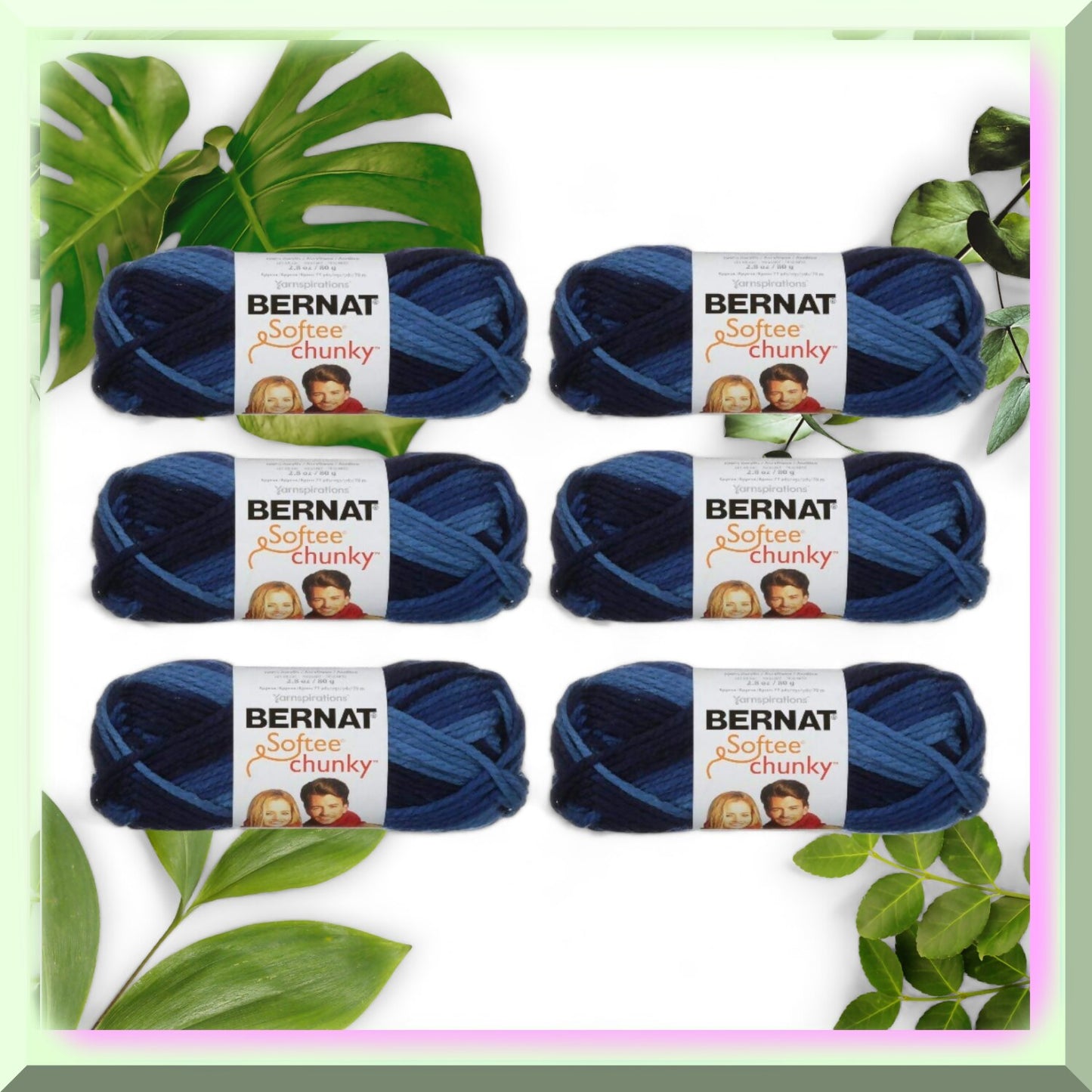 Denim Ombre Chunky Softee Yarn 50g