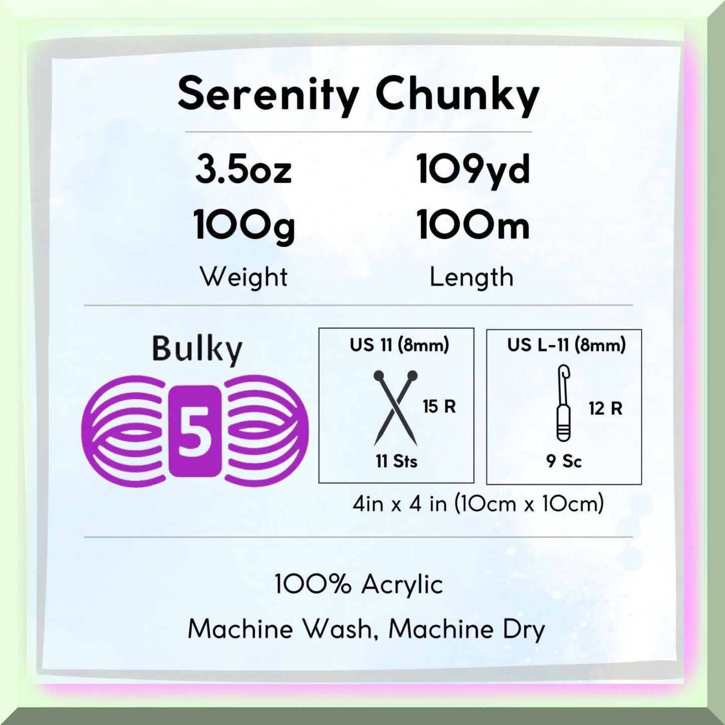 Raven Serenity Chunky Yarn Bundle 3 Skeins