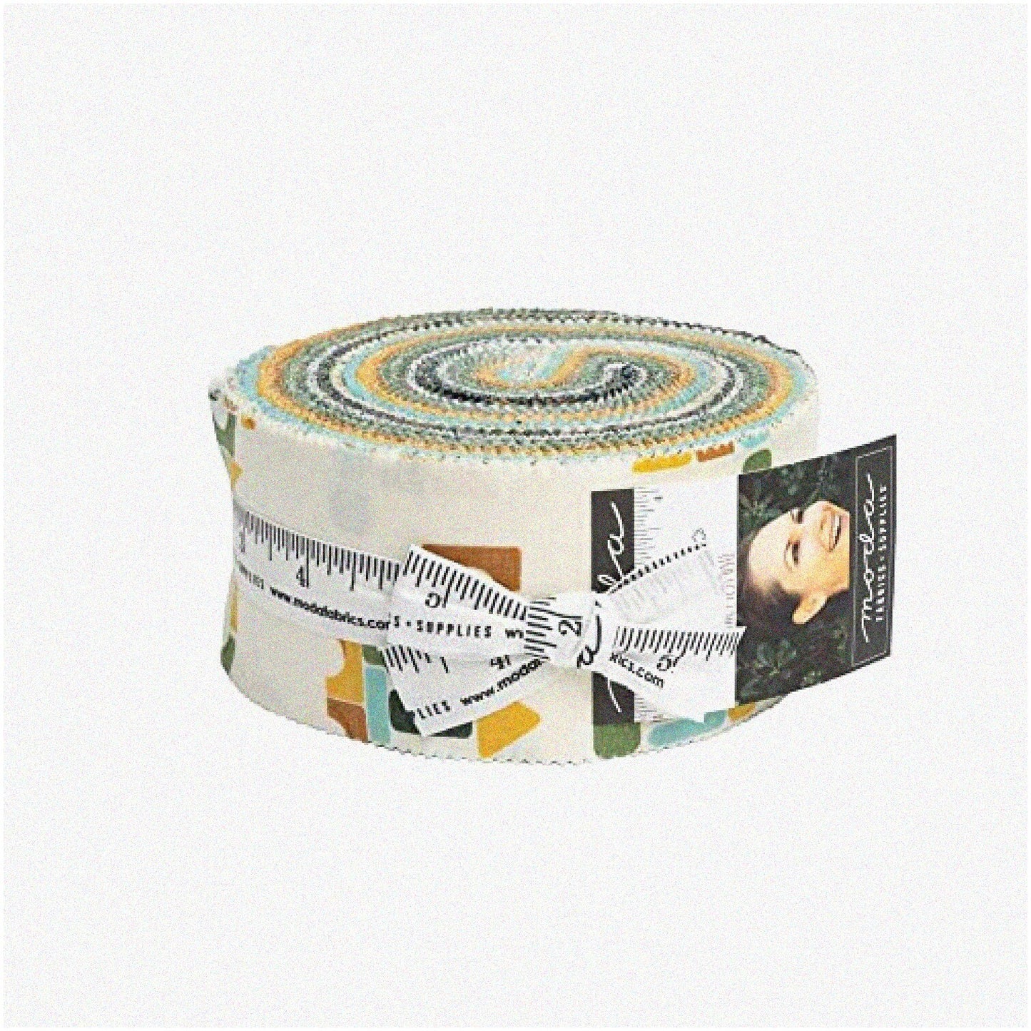 40-Pack 2.5-Inch Cotton Fabric Jelly Roll