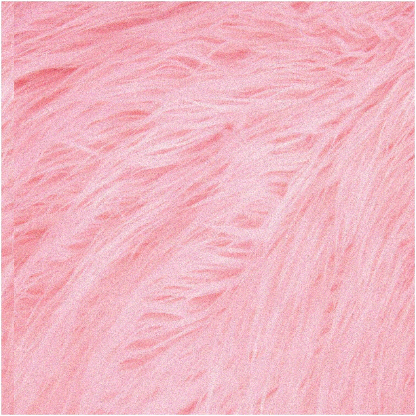 Faux Fur Fabric Baby Pink 18"x60" 2.5" Pile