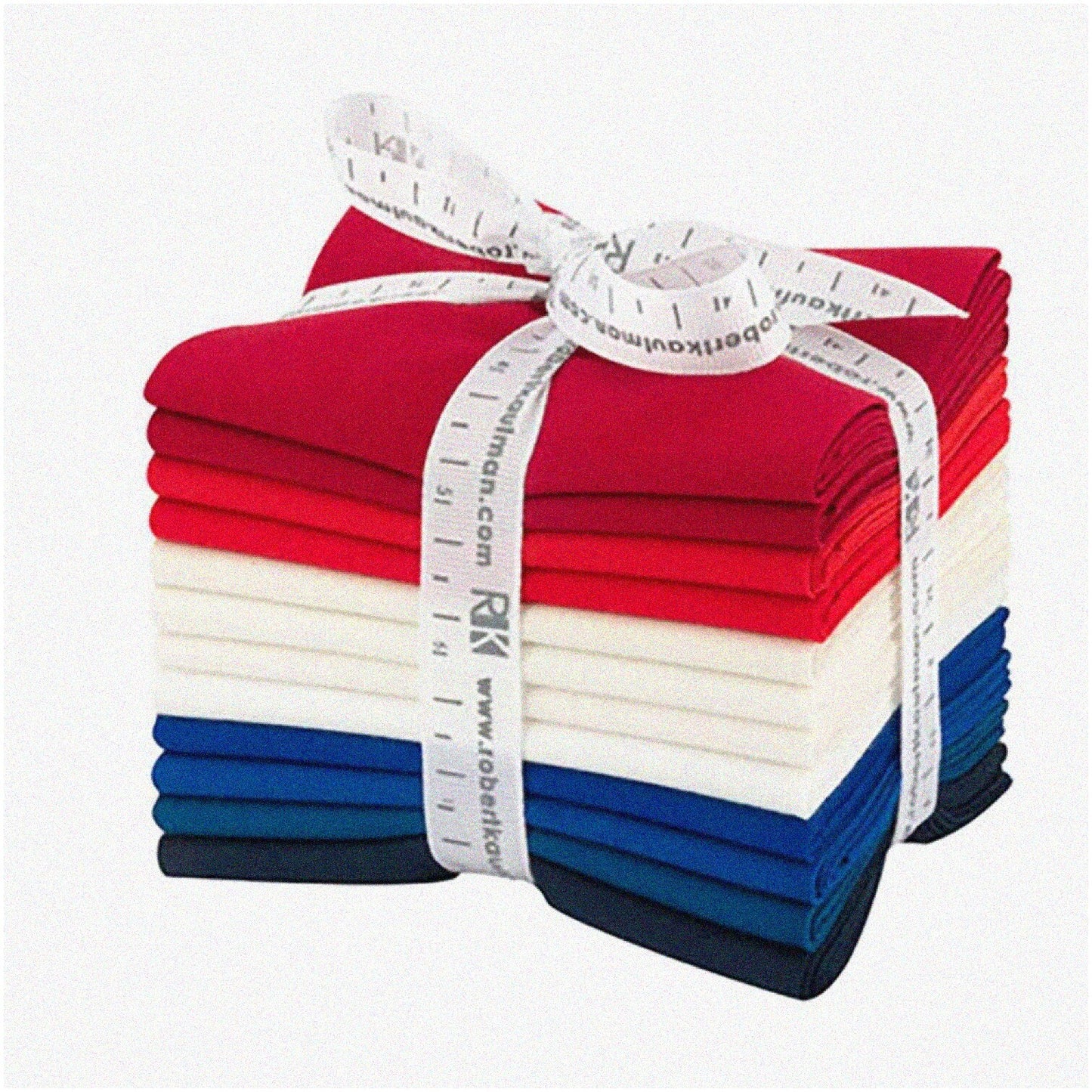Patriotic Kona Cotton Fat Quarter Bundle 12 Pcs