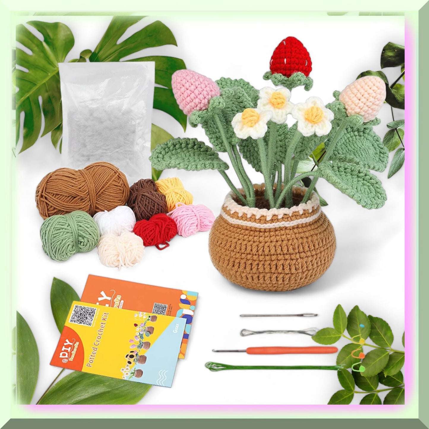 Strawberry Stitch Crochet & Knitting Starter Kit