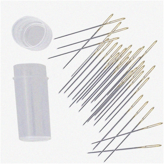 Hand-Stitched Embroidery Needles Set 30pcs for Cross Stitching