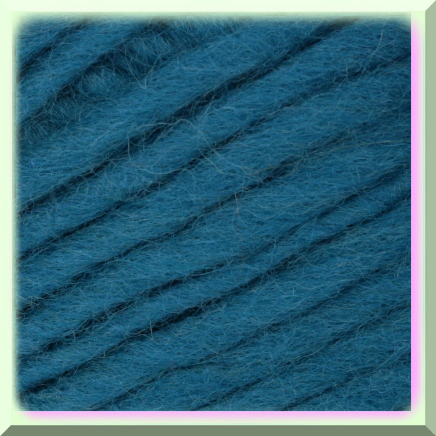 Teal Tides Roving Yarn Wool Blend 3.5 oz 120 yards