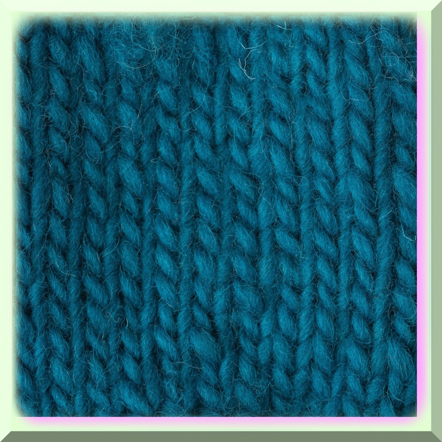 Teal Tides Roving Yarn Wool Blend 3.5 oz 120 yards