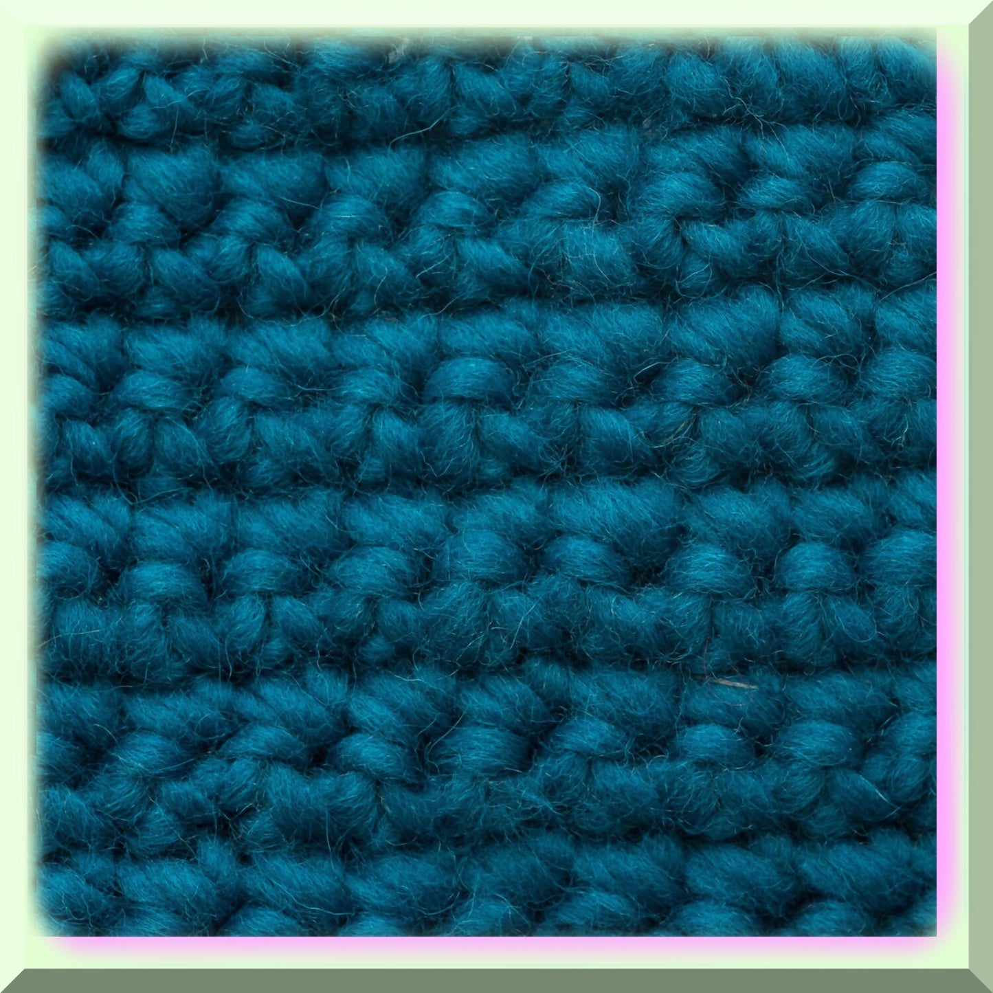 Teal Tides Roving Yarn Wool Blend 3.5 oz 120 yards