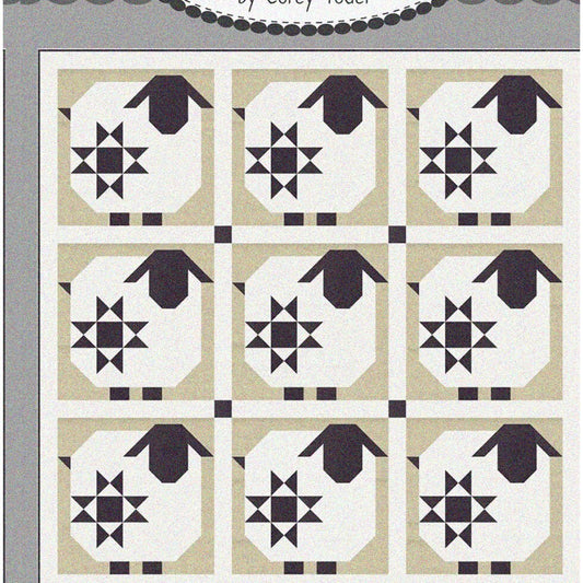 Wooly Stars Quilt Pattern 62x62 inches
