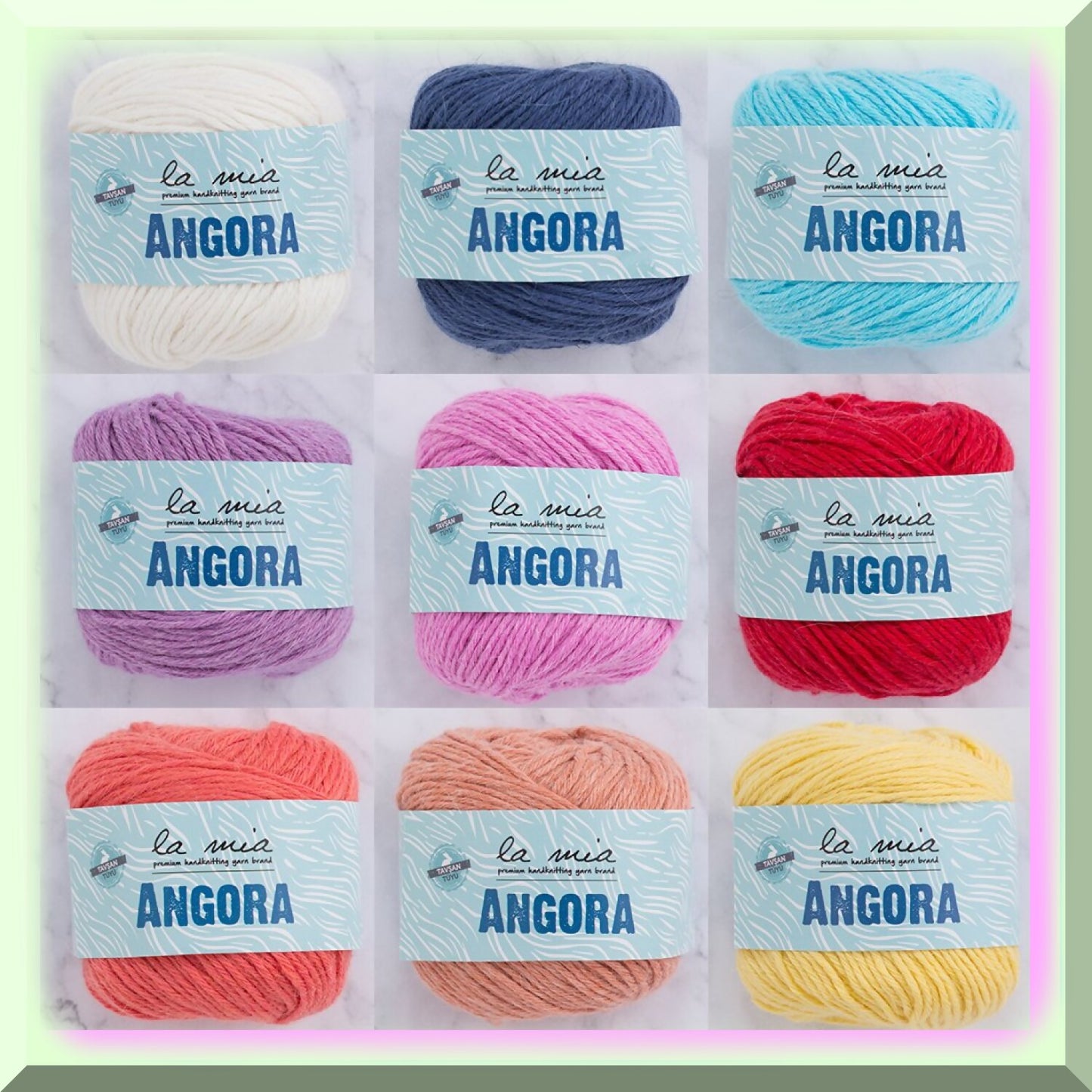 Angora Luxe Orange Yarn 5 Balls 136 Yards