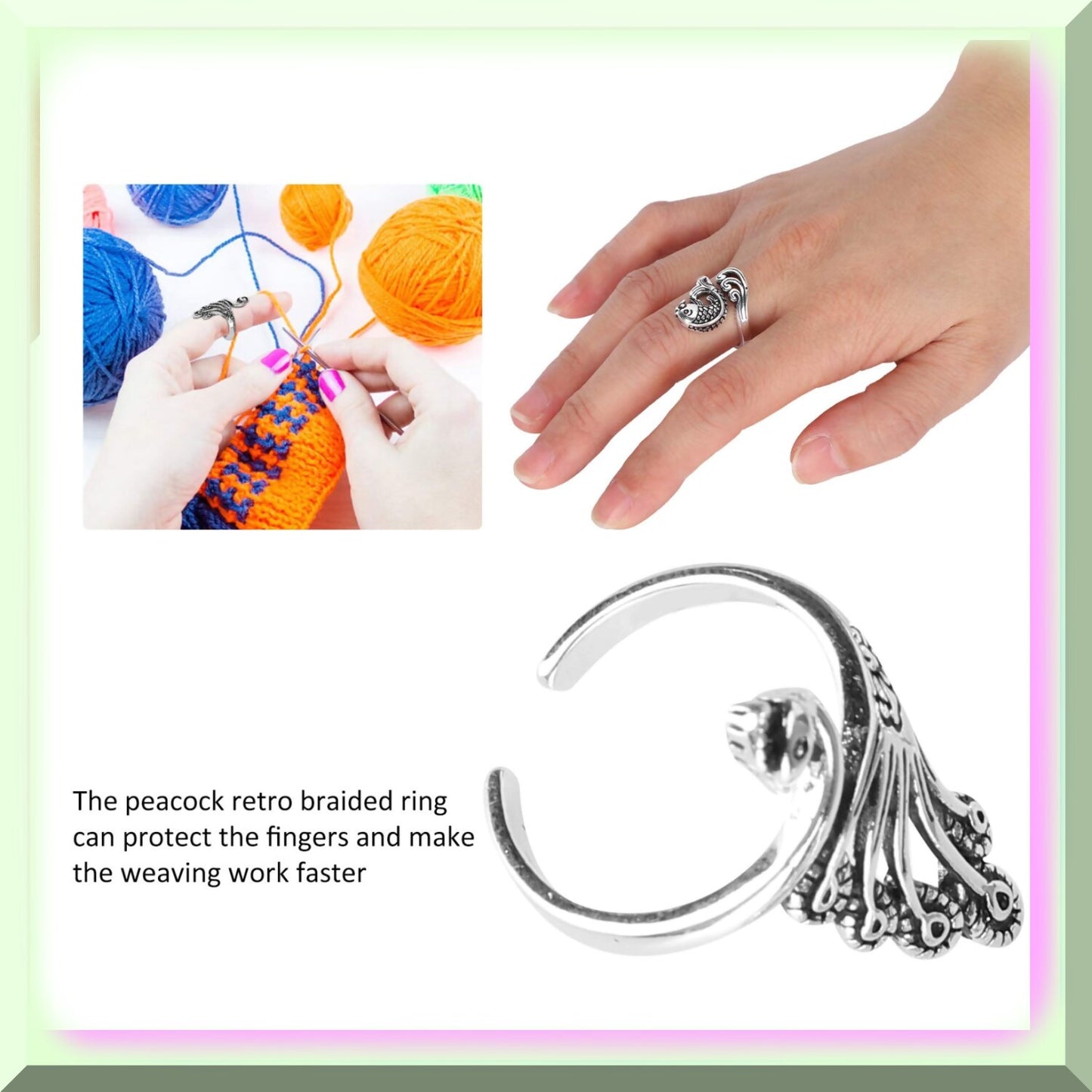 LoopMaster Crochet Kit with 3 Adjustable Hooks and Accessories