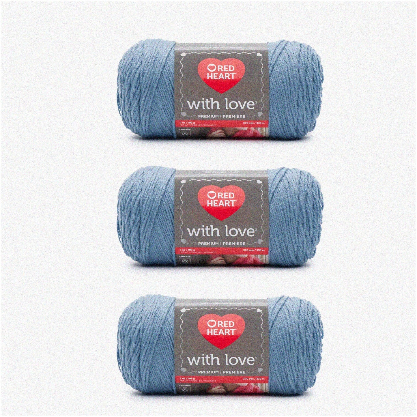 Bluebell Bliss Acrylic Yarn Bundle 3 Pack 198g/7oz