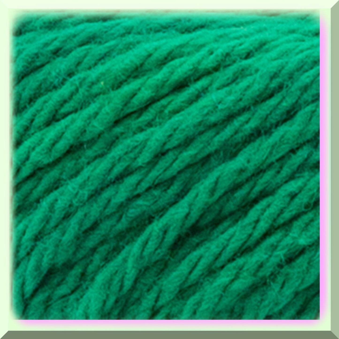 EcoCotton Green Yarn 2.5oz Medium 4 Gauge 100% Cotton