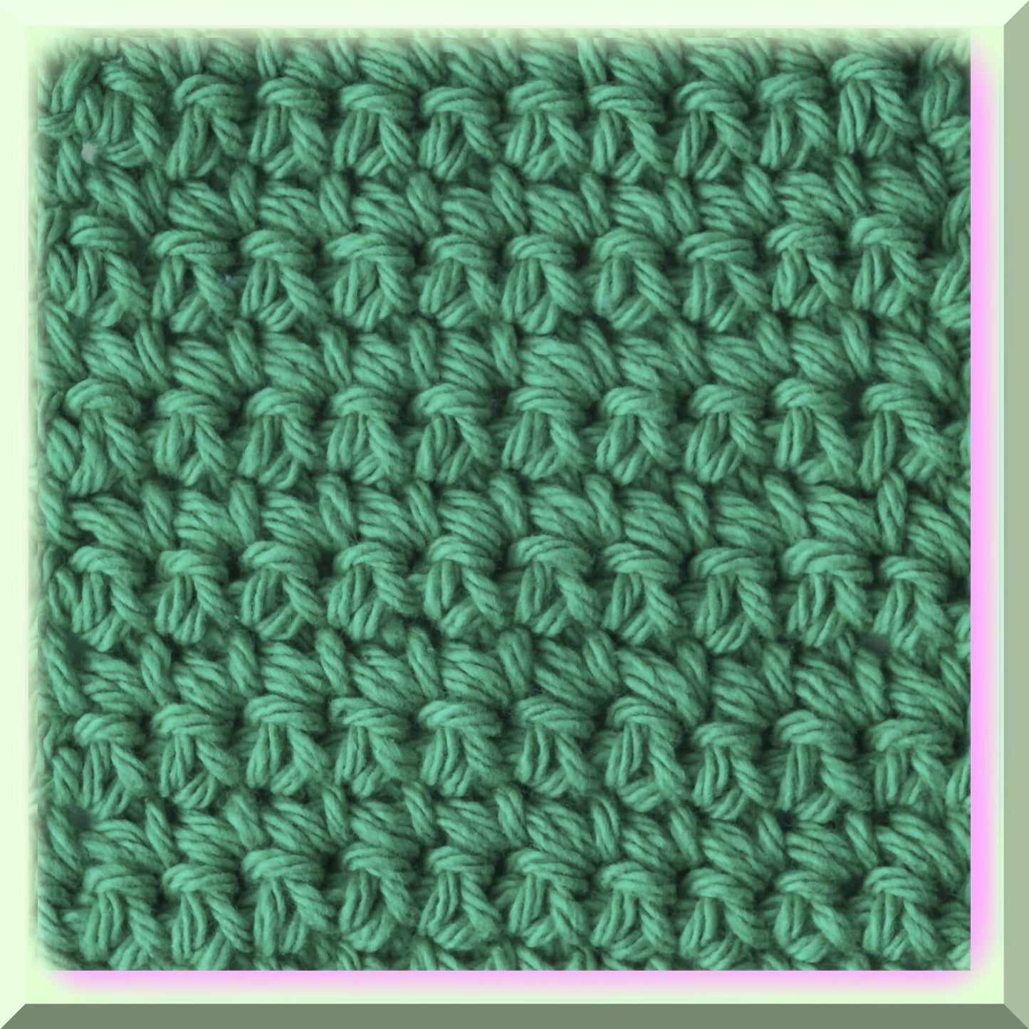 EcoCotton Green Yarn 2.5oz Medium 4 Gauge 100% Cotton
