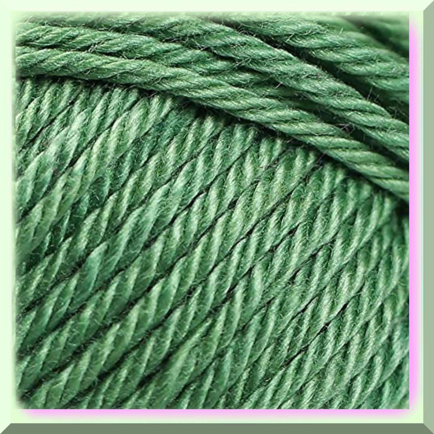 Green Cotton Bliss Yarn Bundle 3 Skeins 136 Yards