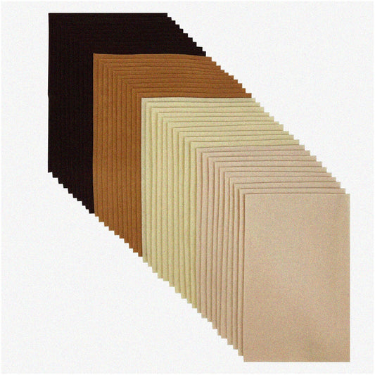 Assorted 8x12 Soft Felt Sheets 40 Pieces