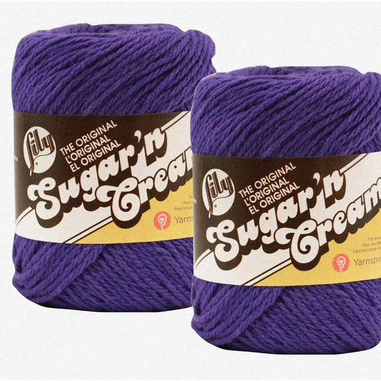 Grape Delight Cotton Yarn 2-Pack 100% USA Grown