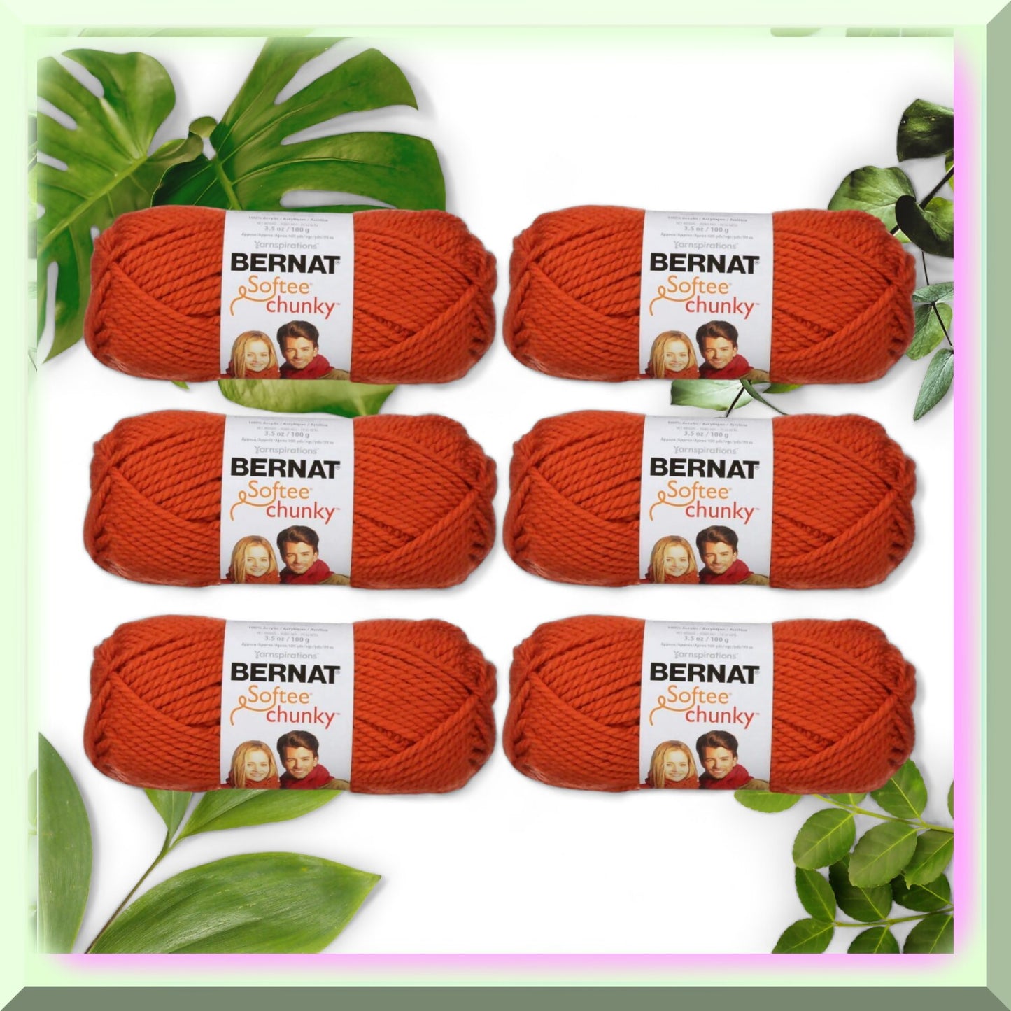 Pumpkin Spice Delight Chunky Yarn 6-Pack