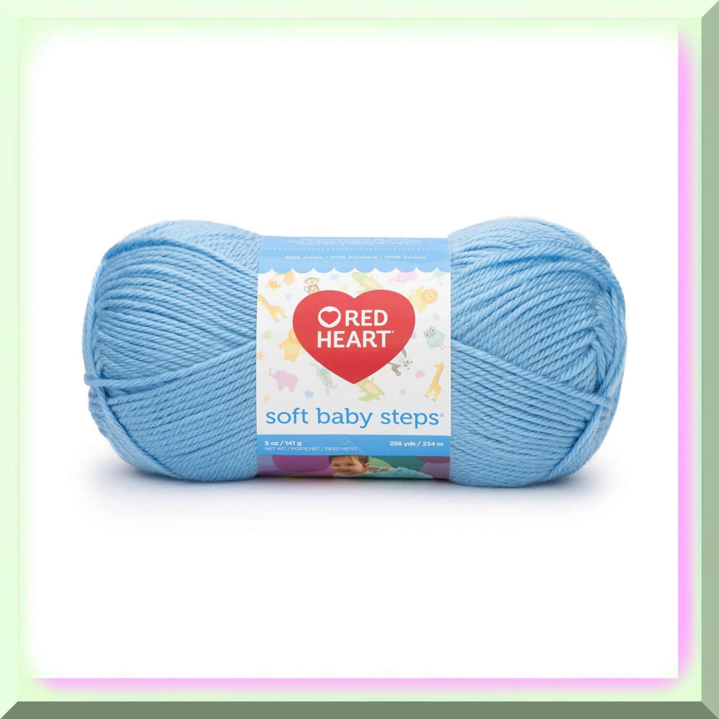 Baby Blue Acrylic Yarn Bundle 3 Pack 141g/5oz