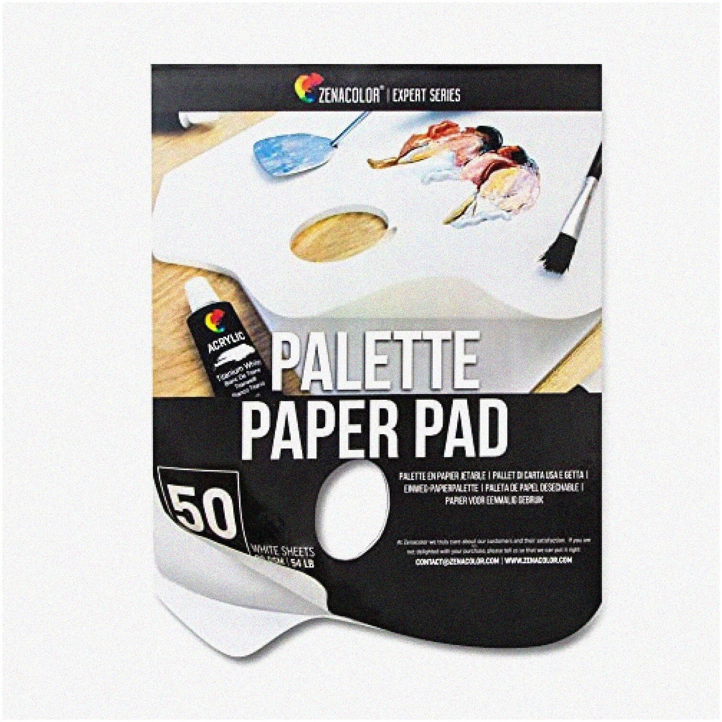 ArtMix Paper Palette Pad 50 Sheets, 80gsm, Disposable