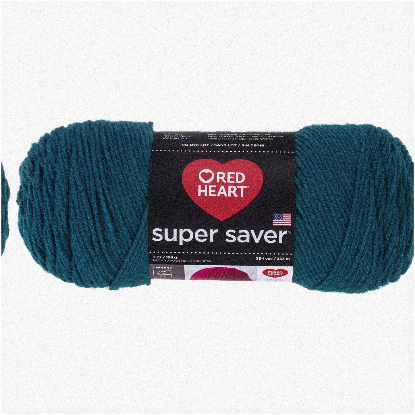 Teal Treasure Yarn, 364 yards, Medium Worsted, Teal