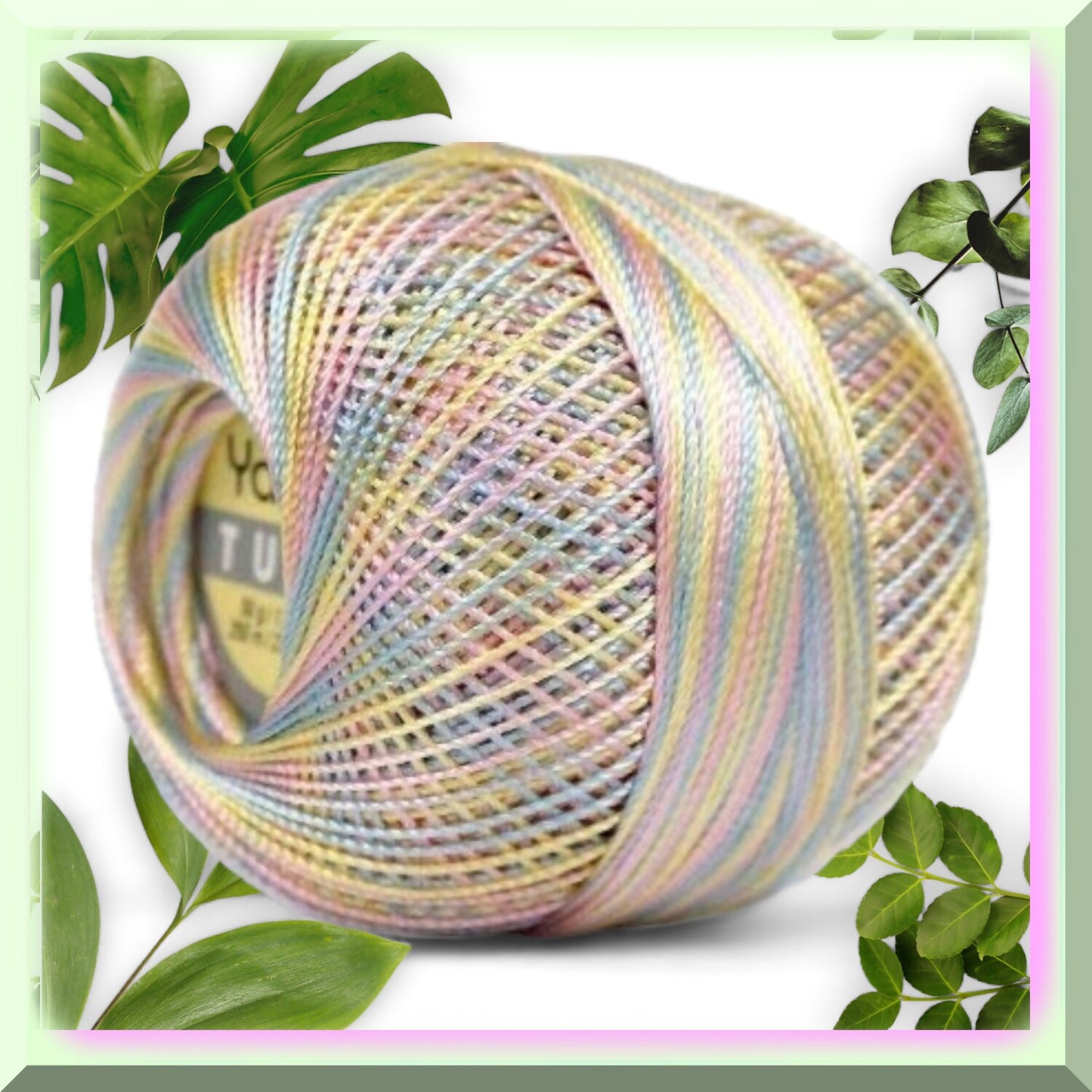 Pastel Dreams Microfiber Thread Size 10 Tulip 50g